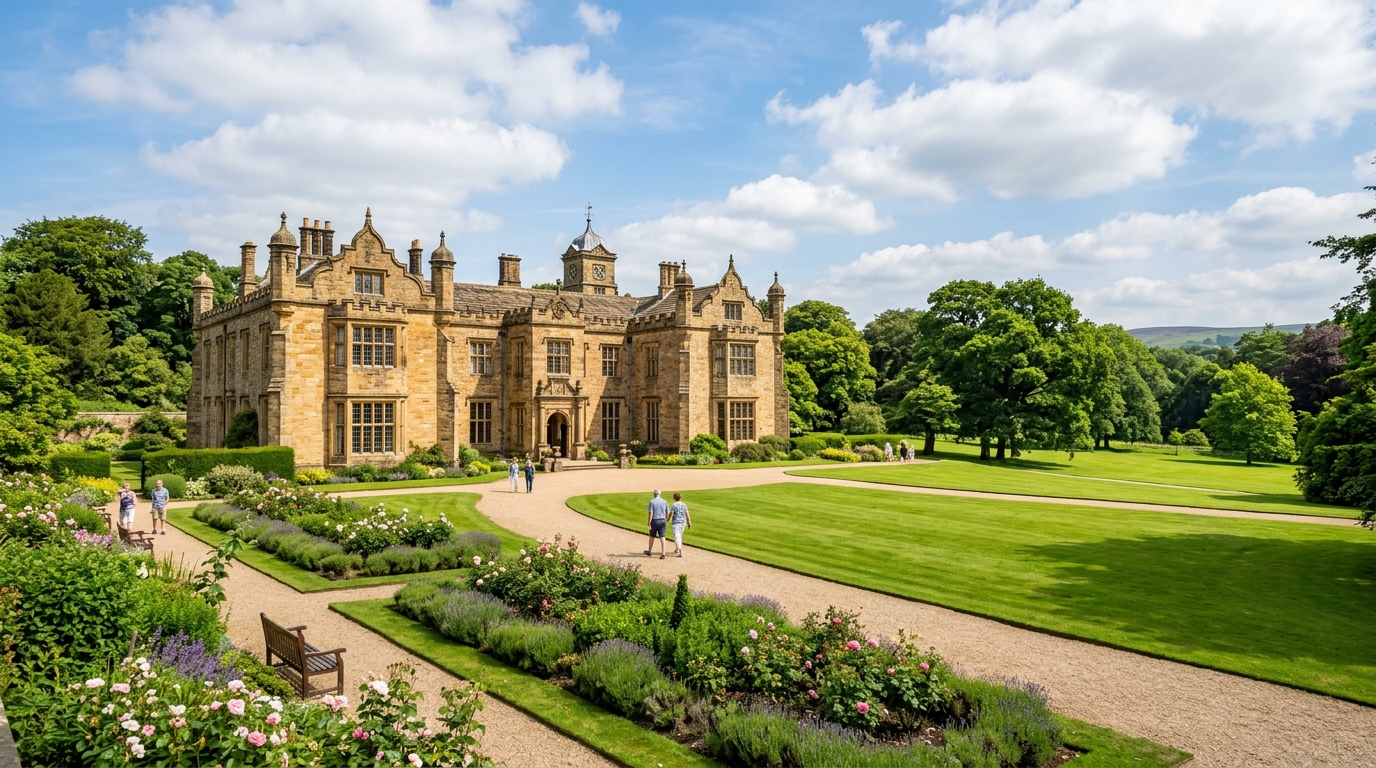 Towneley Hall and historic gardens in Burnley